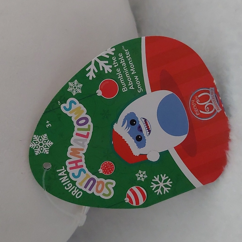 NWT Squishmallows, Bumble from Rudolph the Red Nosed Reindeer 60th Plush Toy - Picture 3 of 4